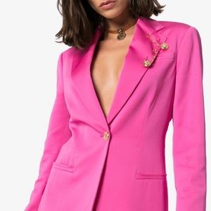 🔎 ISO Versace Safety Pin Blazer
